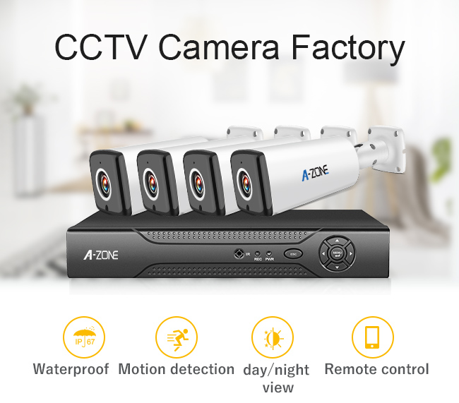 Câmeras do Cctv da visão de 4 noites da casa 1080p com o jogo 2 Megapixel do registrador de Dvr