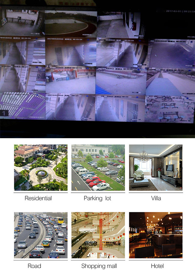 Mini relação gráfica da fiscalização 1080P de 8CH Nvr Dvr para o sistema de segurança do CCTV